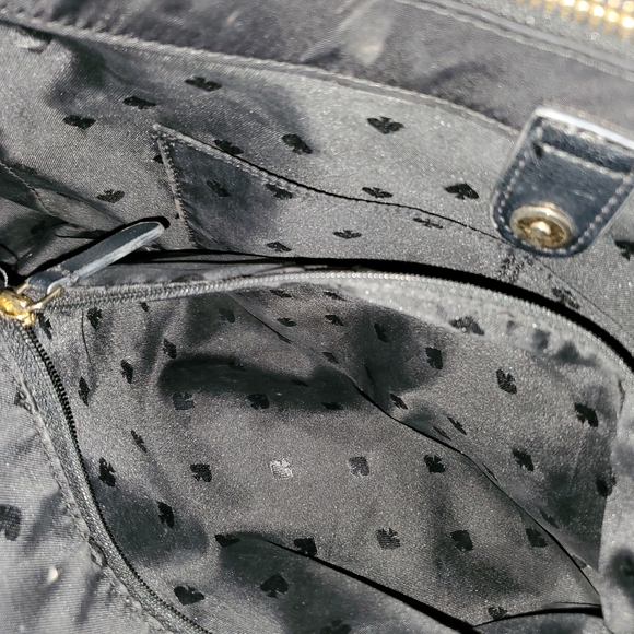 Kate Spade Black Nylon Tote with Leather Handles - Picture 2 of 8